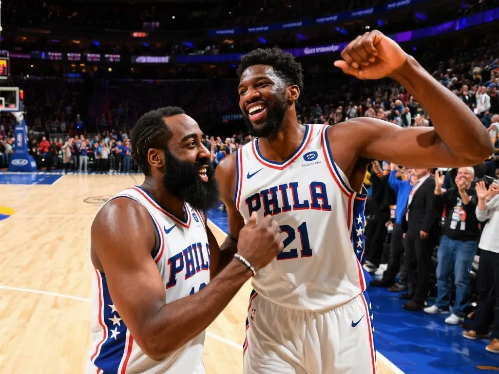 费城76人：哈登与恩比德并肩书写进攻传奇